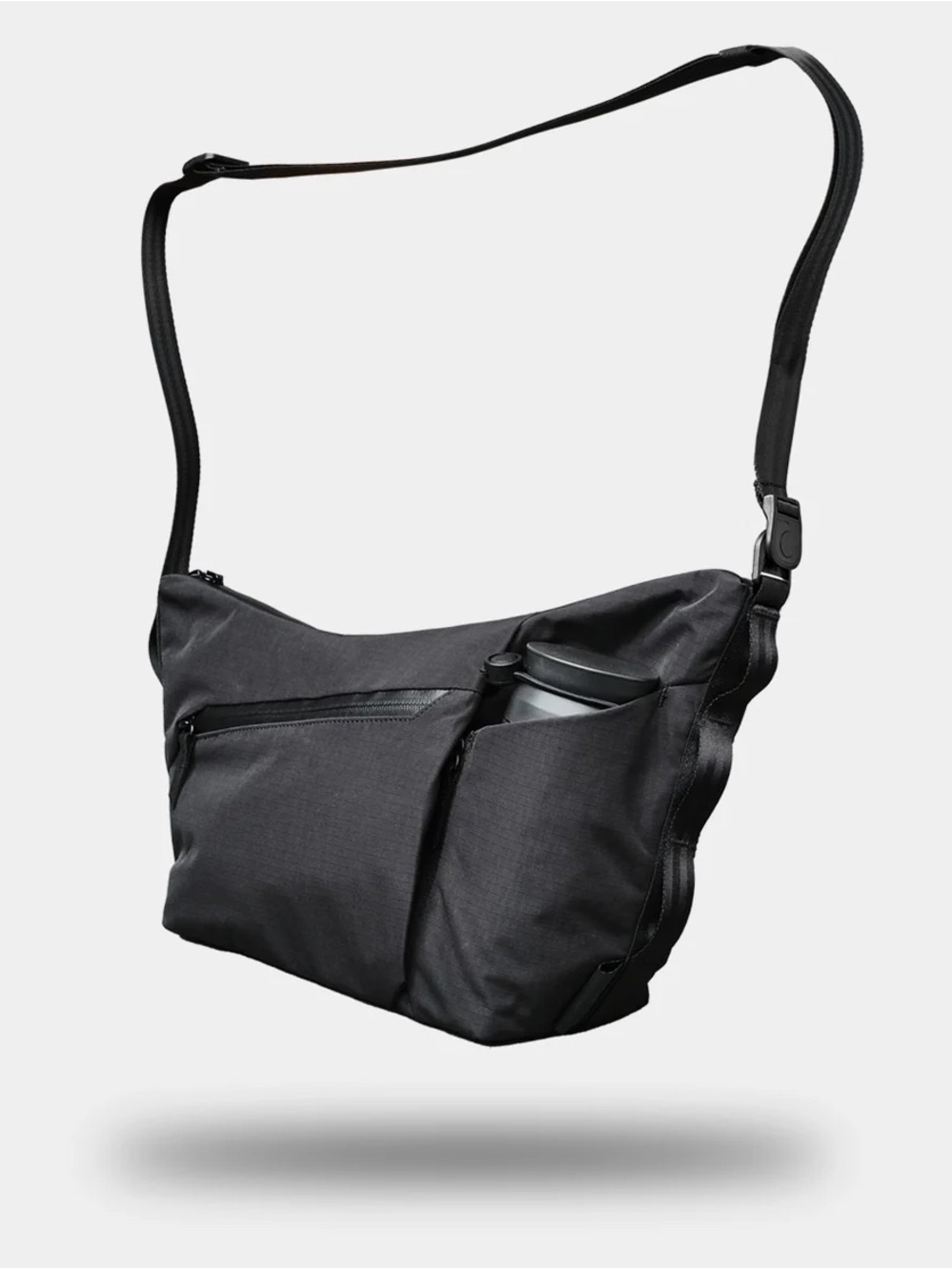 ALPAKA FLOW SATCHEL (4L) Black Axoflux 210D Ripstop Nylon NWT